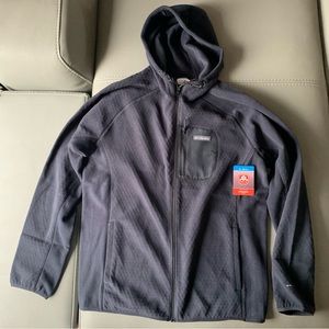 NWT COLUMBIA Omni Heat Helix Tracks Hooded Full zip